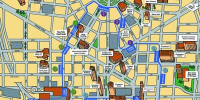 Детроит атракции на мапата